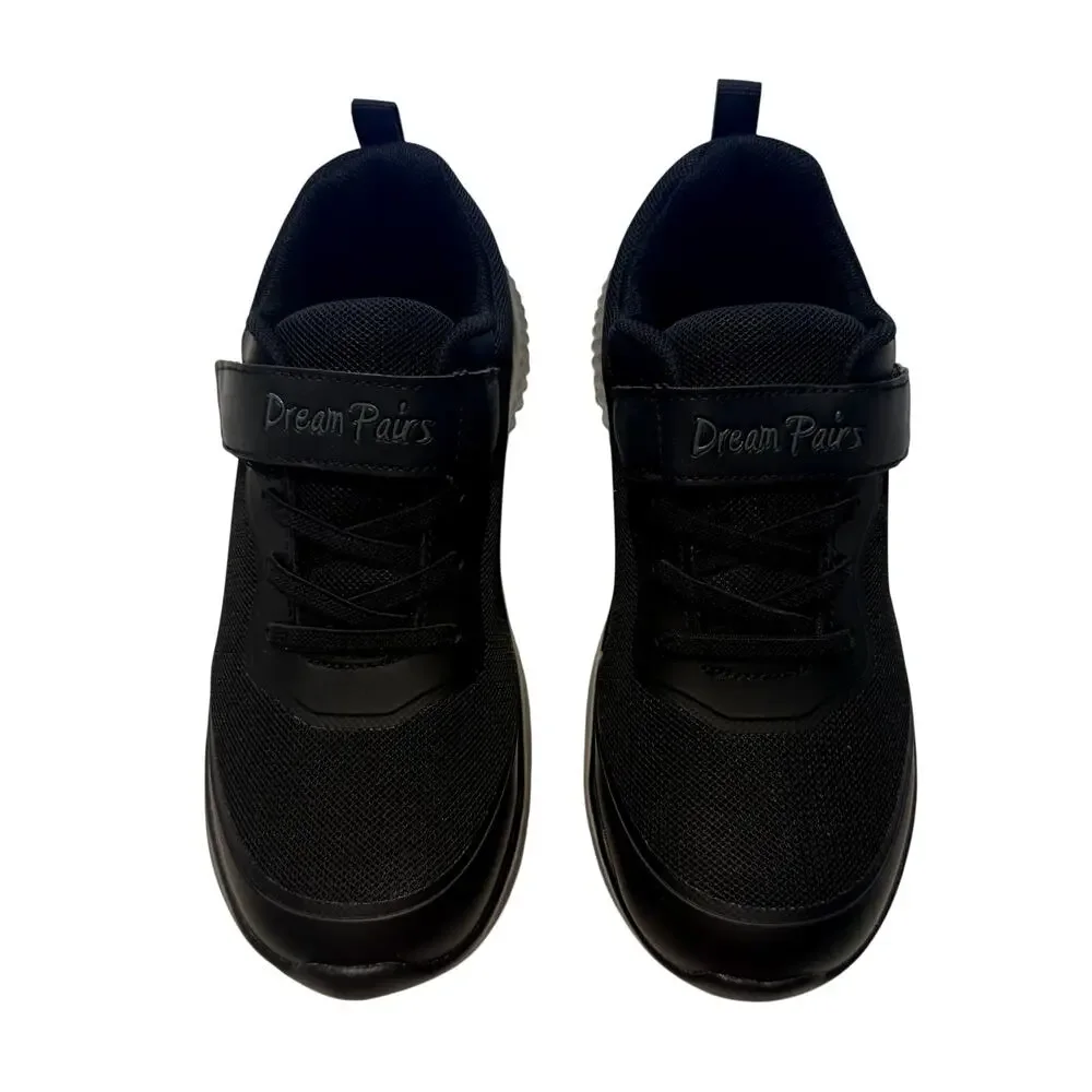 Dream Pairs Contact Kids Running Sneakers in Black, Size 2